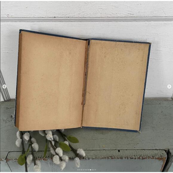 Antique 1900 Children’s Battleship Boys Foreign Service Blue Shabby Book Patchin - Picture 8 of 10